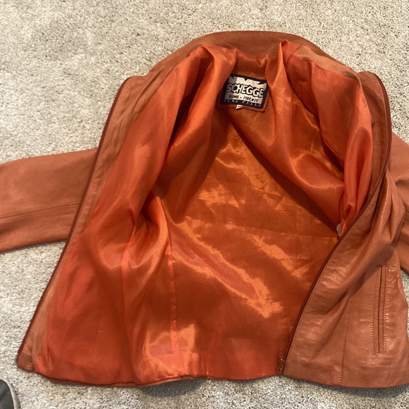 Schegge Leather Jacket Size 40 - Picture 4 of 6